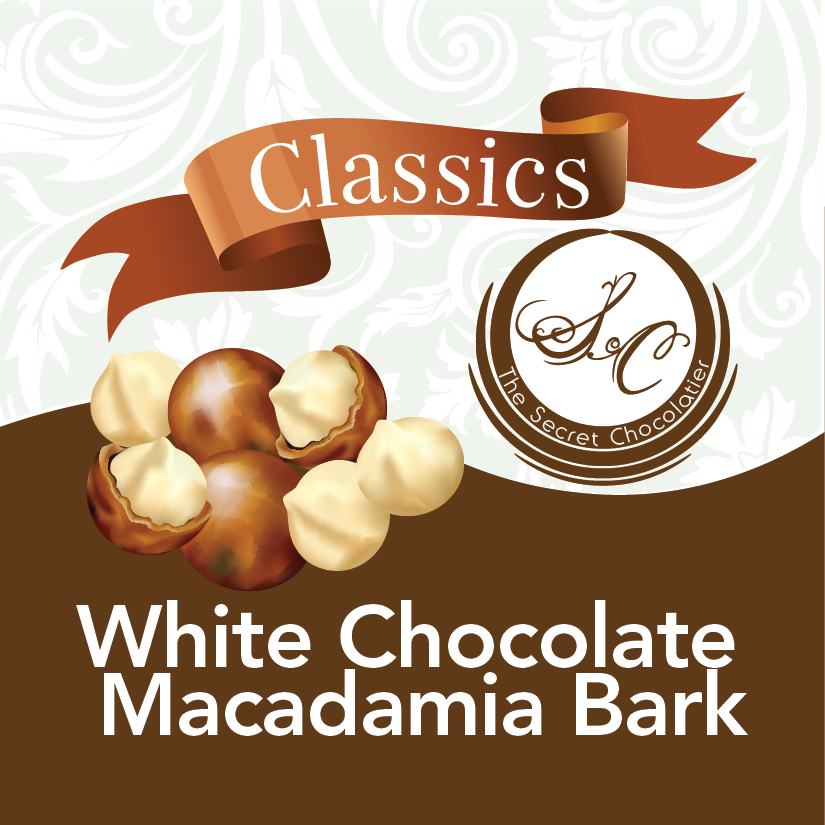 White Chocolate Toasted Macadamia Bark
